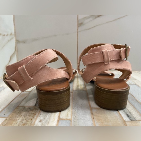 TOP Moda Blush Pink Strappy Sandals 8 - Picture 5 of 9